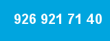 926 921 71 40 926 921 71 40